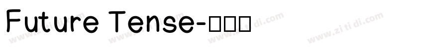Future Tense字体转换